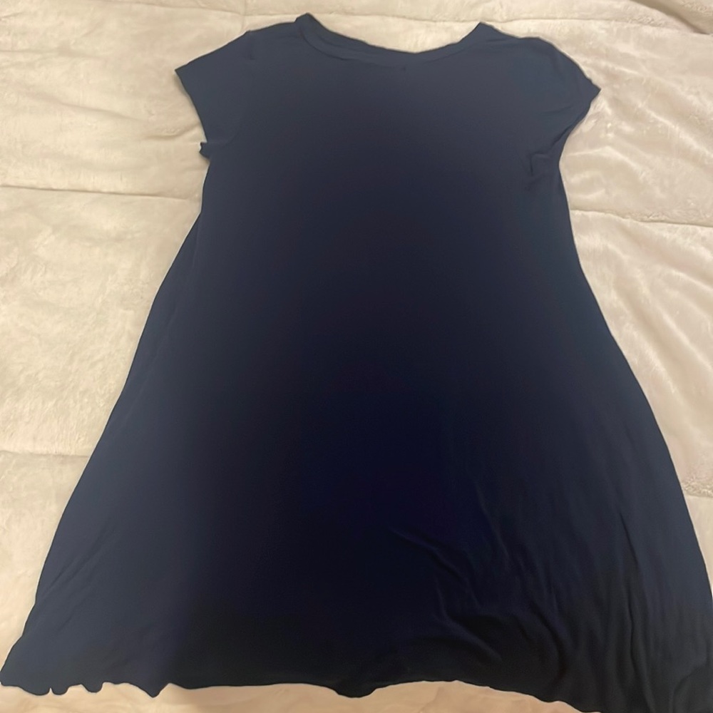 Hardly worn, dark blue dress